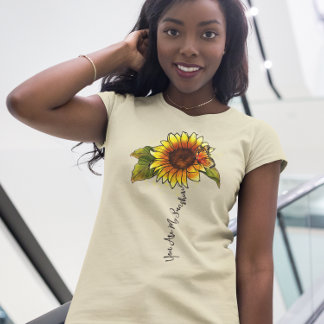 Zonnebloempje Je bent mijn Sunshine Valentijnsdag T-shirt