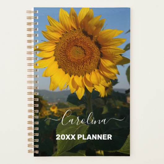 zonnebloempje planner (Voorkant)