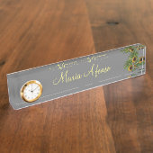 Zonnebloemplaat Naambordje (Zijkant)