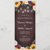 Zonnebloempotten Lights Wood Bourgondië Blush Brui Programma (Voorkant)