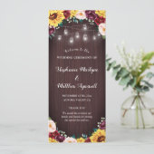 Zonnebloempotten Lights Wood Bourgondië Blush Brui Programma (Staand voorkant)