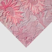 Zonnebloemroze Floral  Chic Decoupage Tissuepapier (Detail)