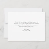 Zonnebloemrozen Rood Paars Bruiloft Feest Bedankkaart (Achterkant)