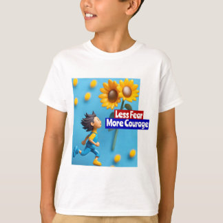 Zonnebloem's Motivatie Tee Shirt, Perfecte geschen T-shirt