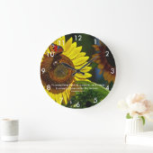 Zonnebloemscriptie Grote Klok (Huis)