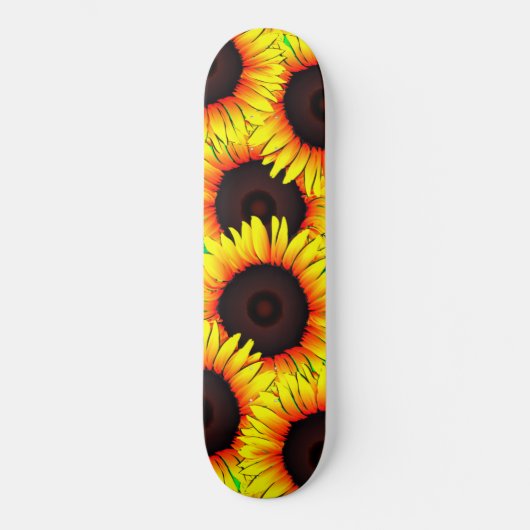 Zonnebloemskateboard Skateboard (Voorkant)