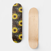 Zonnebloemskateboard Skateboard (Voorkant)