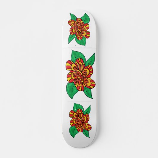 Zonnebloemskateboard Skateboard (Voorkant)