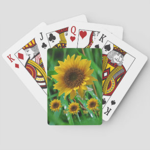 Zonnebloemspeelkaart Dek Pokerkaarten