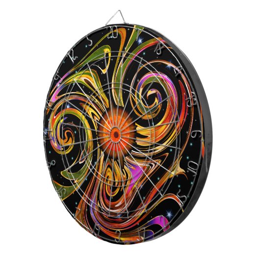 Zonnebloemstaart Dartbord (Voorkant Rechts)