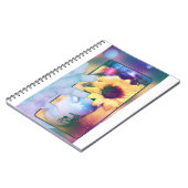 Zonnebloemtelefoon Notitieboek (Linkerzijde)