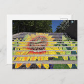 Zonnebloemtrap Briefkaart (Voorkant / Achterkant)