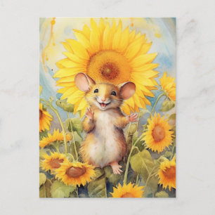 Zonnebloemtuin 6 van 17 briefkaart