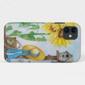 Zonnebloemtuin Case-Mate iPhone Case (Achterkant (horizontaal))