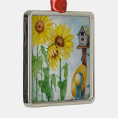 Zonnebloemtuin Metalen Ornament (Rechts)