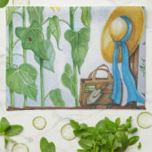 Zonnebloemtuin Theedoek (Gevouwen)