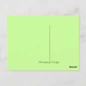 Zonnebloemveld Briefkaart (Achterkant)