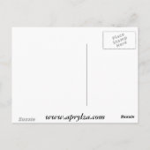 Zonnebloemveld Briefkaart (Achterkant)