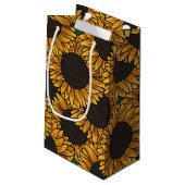 Zonnebloemveld Cadeautas (Achterkant Gekanteld)