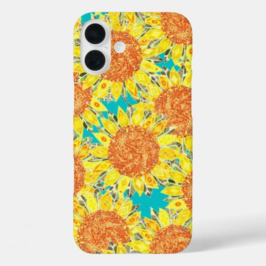 zonnebloemveld Case-Mate iPhone case (Achterkant)