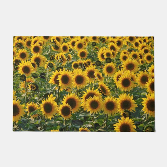 Zonnebloemveld Deurmat (Voorkant)