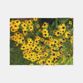 Zonnebloemveld Fleece Deken (Voorkant (Horizontaal))