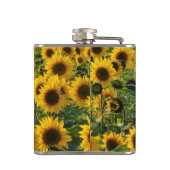 Zonnebloemveld Heupfles (Achterkant)