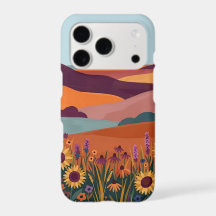 Zonnebloemveld iPhone Hoesje