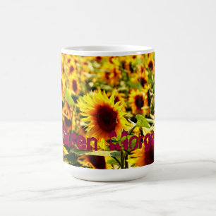 Zonnebloemveld Koffiemok