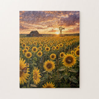 Zonnebloemveld Legpuzzel
