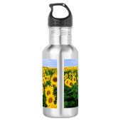 Zonnebloemveld Waterfles (Achterkant)