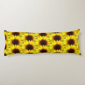 Zonnebloemvelden - lichaamskussen (Achterkant)