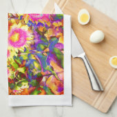 Zonnebloemvelden Theedoek (Quarter Fold)