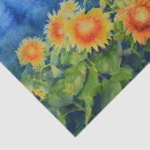 Zonnebloemvelden Tissuepapier (Detail)