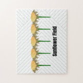 Zonnebloemveldtuin Legpuzzel (Verticaal)