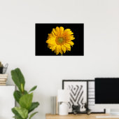 Zonnebloemwapenca Poster (Thuiskantoor)