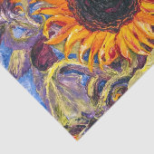 Zonnebloemweefsel Tissuepapier (Detail)