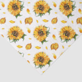 Zonnebloemweefsel Tissuepapier (Detail)