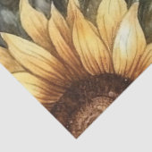 Zonnebloemweefsel Tissuepapier (Detail)