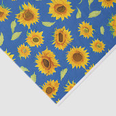 Zonnebloemweefsel Tissuepapier (Detail)