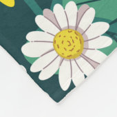 Zonnebloemwei Fleece Deken (Hoek)