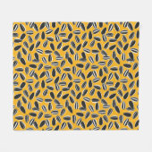 Zonnebloemzaad Fleece Deken (Voorkant (Horizontaal))