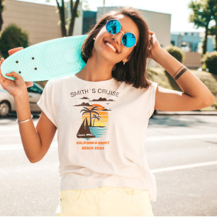 Zonneboeg voor persoonlijke cruiseschepen t-shirt