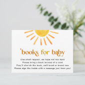 Zonneboeken voor Baby Kaart (Staand voorkant)