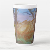 Zonnebomen Latte Mok (Voorkant)