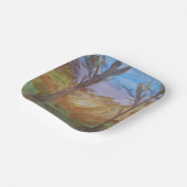 Zonnebomen Papieren Bordje (Gebogen)