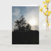 zonneboom kaart (Gele Bloem)