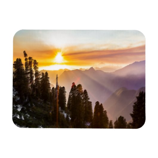 Zonnebossen Magneet (Horizontaal)