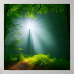 Zonnebossen Poster