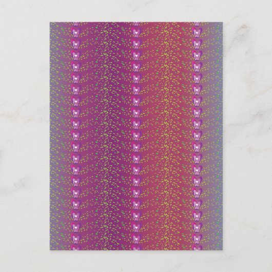  zonnebrand breekt behang briefkaart (Voorkant)